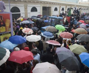 La lluvia estará presente durante el primer fin de semana de Carnaval