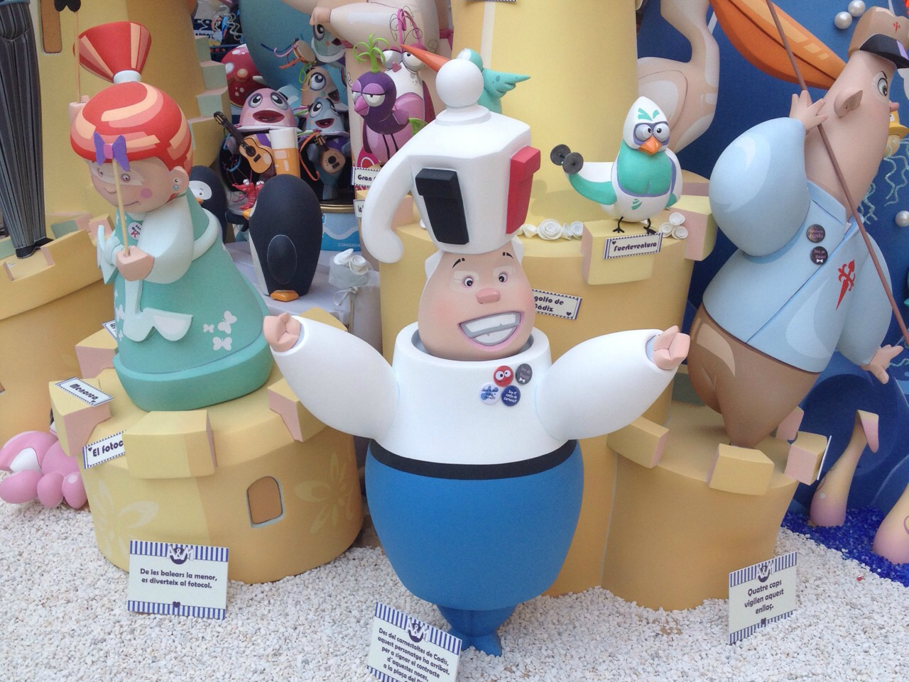 El Canijo protagoniza una de las Fallas de Valencia