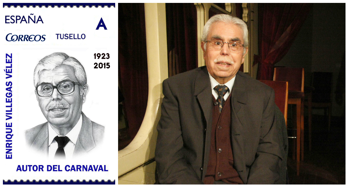 Una exposición filatélica rinde homenaje a Enrique Villegas