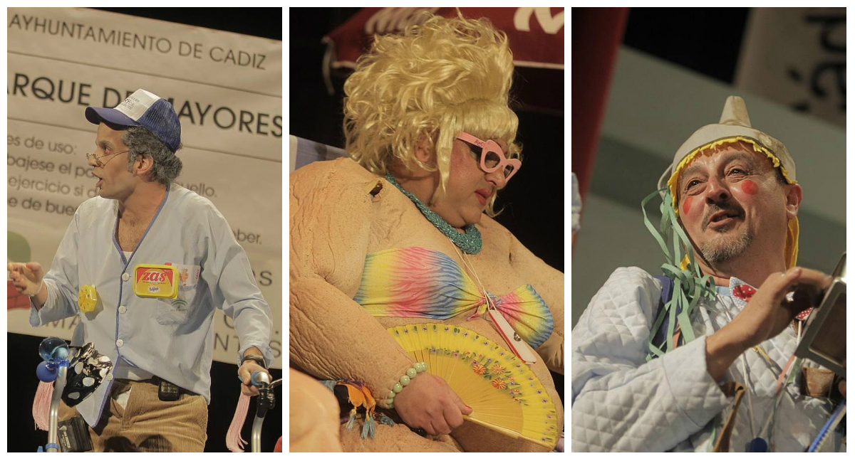 Noche loca de chirigotas con el Love, el Selu y Manolo Santander