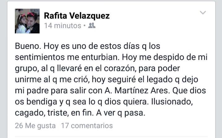 'Rafita', primer fichaje para la comparsa de Antonio Martínez Ares