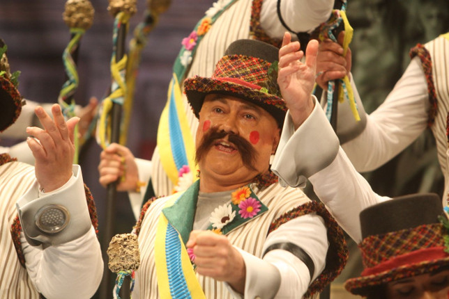 Actuación del coro La Comuna. Carnaval de Cádiz 2018