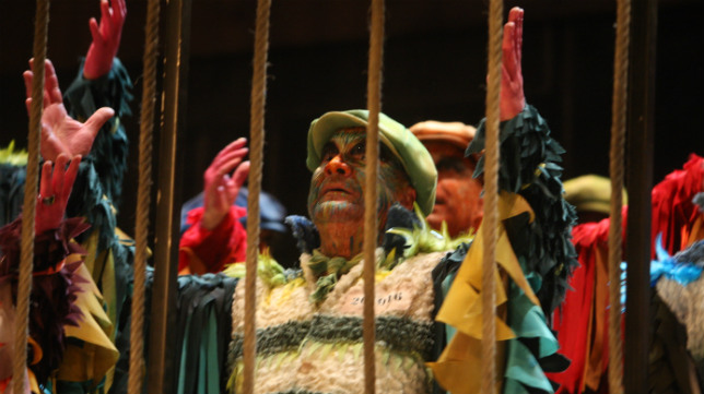 Comparsa Los prisioneros, en el Carnaval de Cádiz