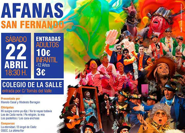 Afanas San Fernando celebra su segundo festival de Carnaval con un cartel de lujo