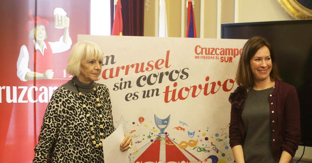 Exposición sobre la publicidad de Cruzcampo en el Carnaval