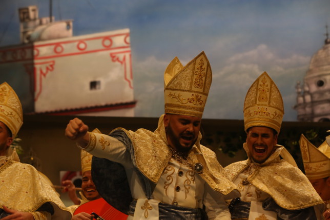 Actuación de OBDC: El joven obispo. Carnaval de Cádiz Germán Rendón 2018