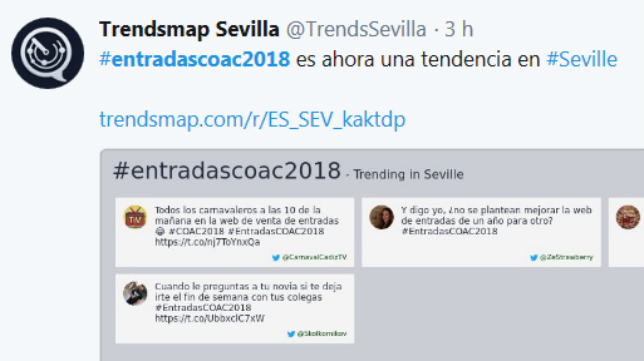 Carnaval de Cádiz Trending Topic