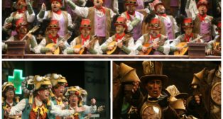 Los ganadores del Concurso de coplas de la peña La Estrella del Carnaval de Cádiz 2018