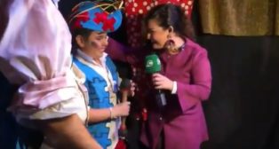 Álvaro rompe a llorar en el Falla