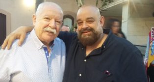 Antonio Pedro Serrano, El Canijo, junto a Julio Pardo