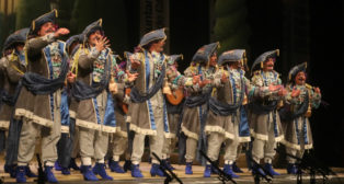 Comparsa El marqués de Cádiz en semifinales del COAC 2019.