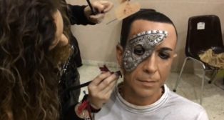 Preparativos de la comparsa de Germán García