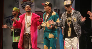 Los Daddy Cadi en la final del Falla 2019.