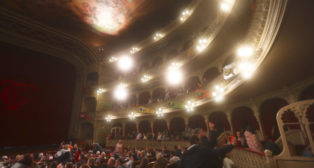 El Teatro Falla durante el COAC 2019