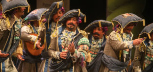 Comparsa El marqués de Cádiz en la Final.