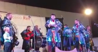 Kike Remolino, en la actuación.