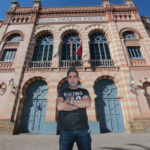 Martínez Ares, con el Falla de fondo